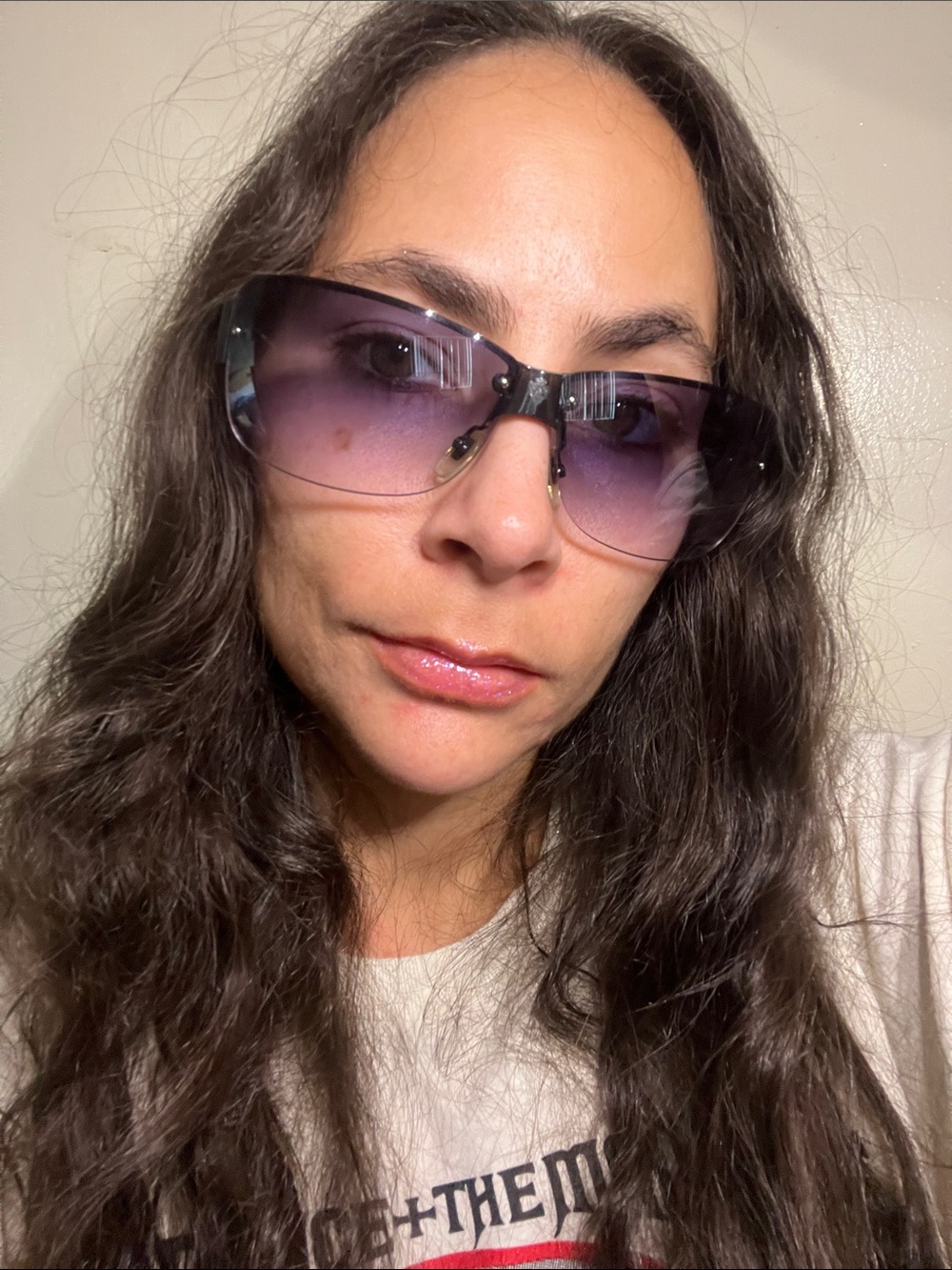 Vintage Y2K Gucci Blue Lense Sunglasses